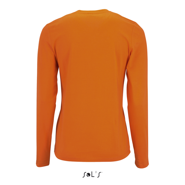 Sol's imperial lsl women - long-sleeve t-shirt culoare orange marimea 2xl