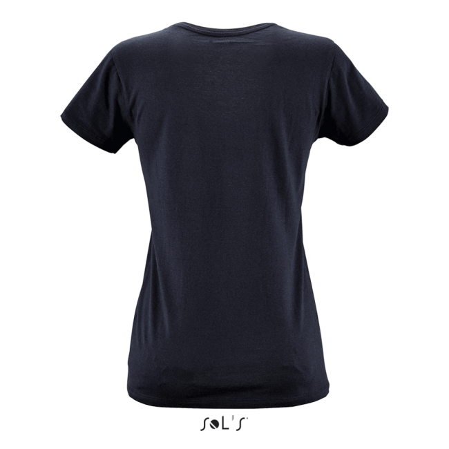 Sol's metropolitan - women's low-cut round neck t-shirt culoare french navy marimea s