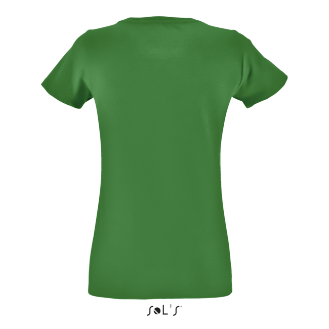 Sol's regent fit women round collar fitted t-shirt culoare kelly green marimea l