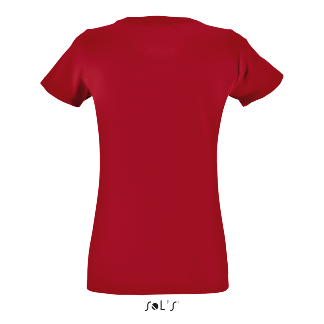 Sol's regent fit women round collar fitted t-shirt culoare red marimea xl