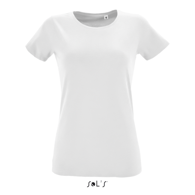 Sol's regent fit women round collar fitted t-shirt culoare white marimea m