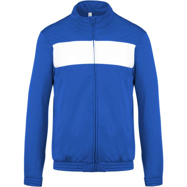 Adult tracksuit top culoare sporty royal blue/white marimea m