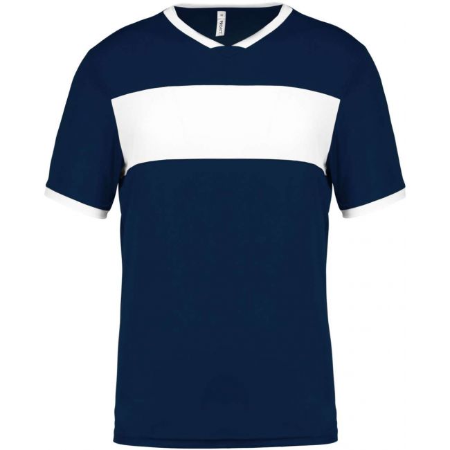 Adults' short-sleeved jersey culoare sporty navy/white marimea 3xl