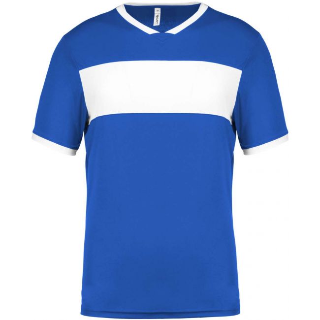 Adults' short-sleeved jersey culoare sporty royal blue/white marimea xl