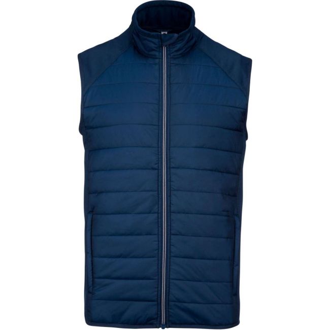 Dual-fabric sleeveless sports jacket culoare sporty navy/sporty navy marimea 2xl