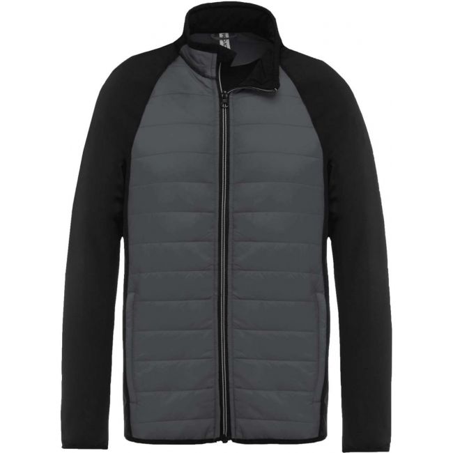 Dual-fabric sports jacket culoare sporty grey/black marimea l