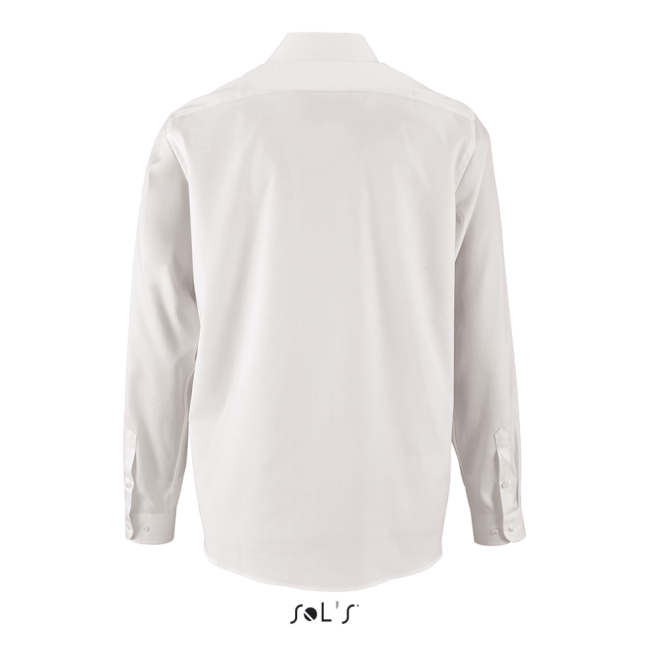 Sol's brody men - herringbone shirt culoare white marimea s