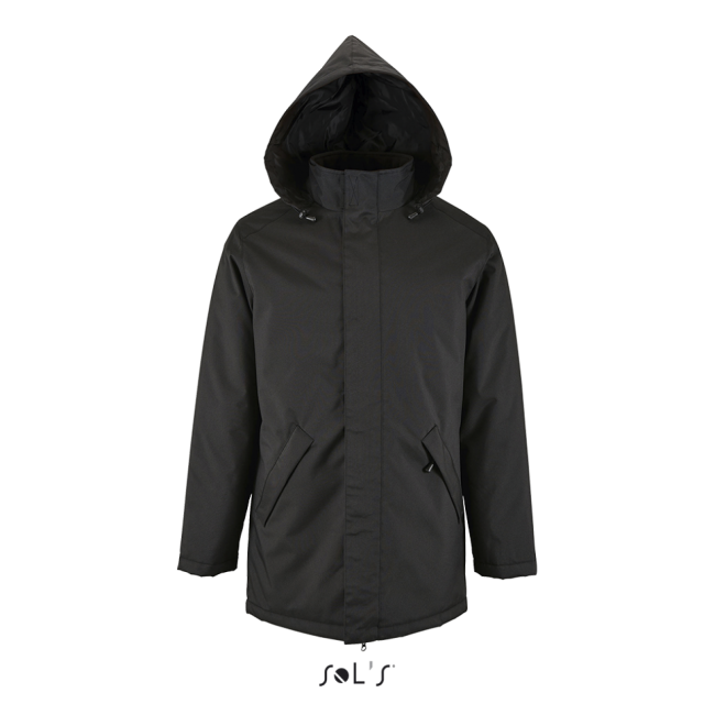Sol's robyn - unisex jacket with padded lining culoare black marimea 4xl
