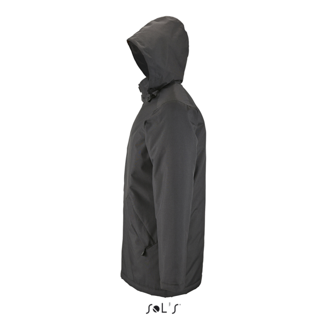 Sol's robyn - unisex jacket with padded lining culoare charcoal grey marimea 3xl