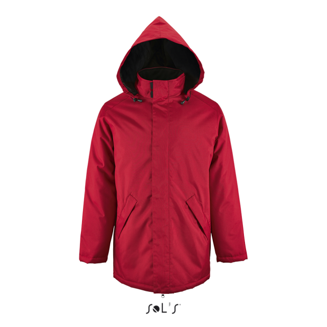 Sol's robyn - unisex jacket with padded lining culoare red marimea xs