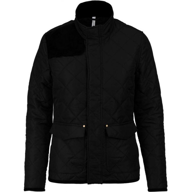 Ladies’ quilted jacket culoare black/black marimea 2xl