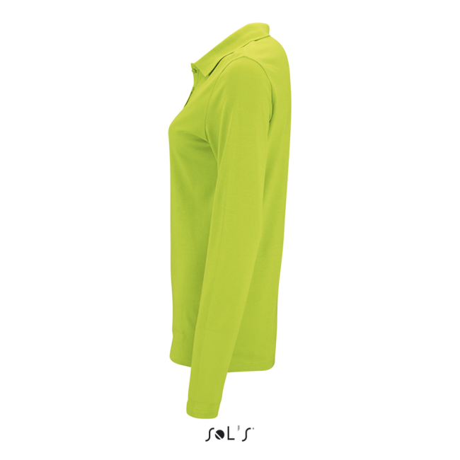 Sol's perfect lsl women - long-sleeve piquÉ polo shirt culoare apple green marimea xl