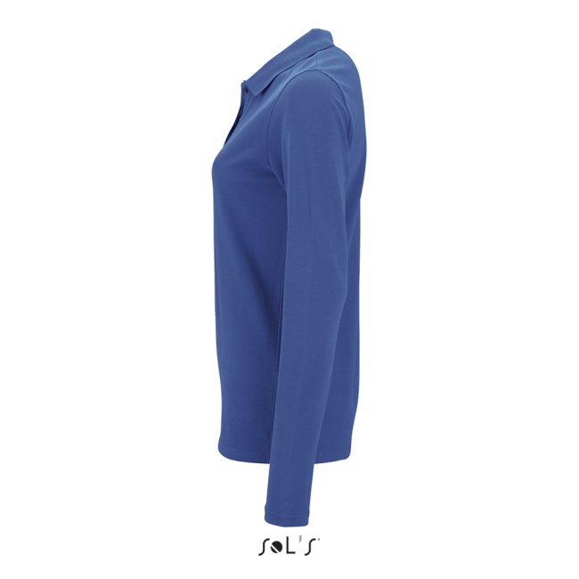 Sol's perfect lsl women - long-sleeve piquÉ polo shirt culoare royal blue marimea s