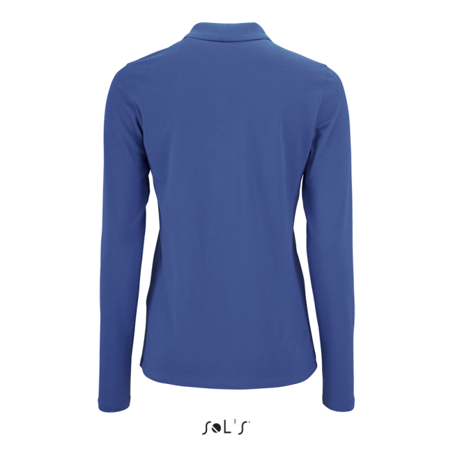 Sol's perfect lsl women - long-sleeve piquÉ polo shirt culoare royal blue marimea s