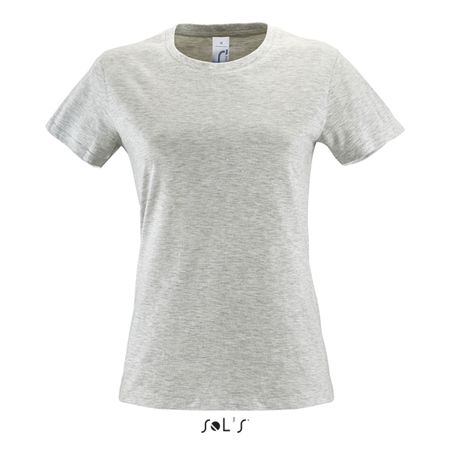 Sol's regent women - round collar t-shirt culoare ash marimea s