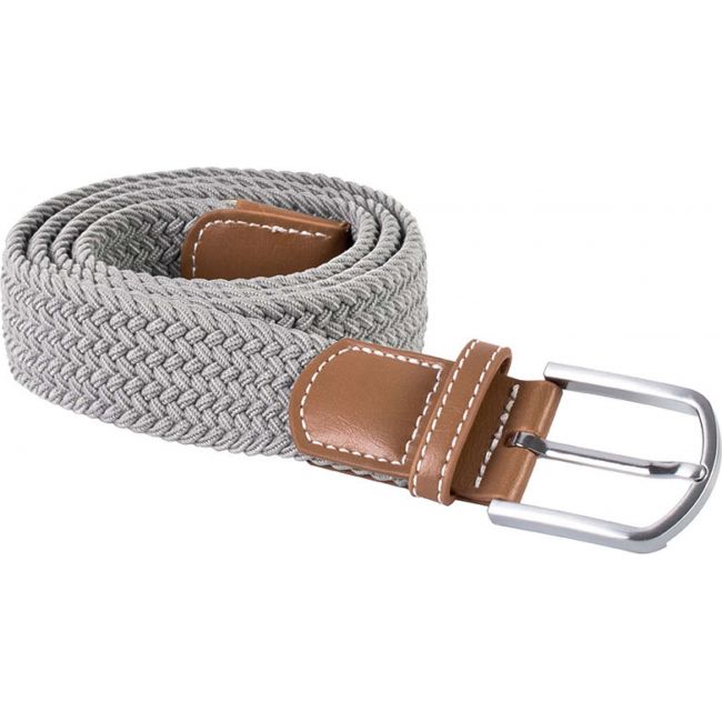 Braided elasticated belt culoare light grey marimea u