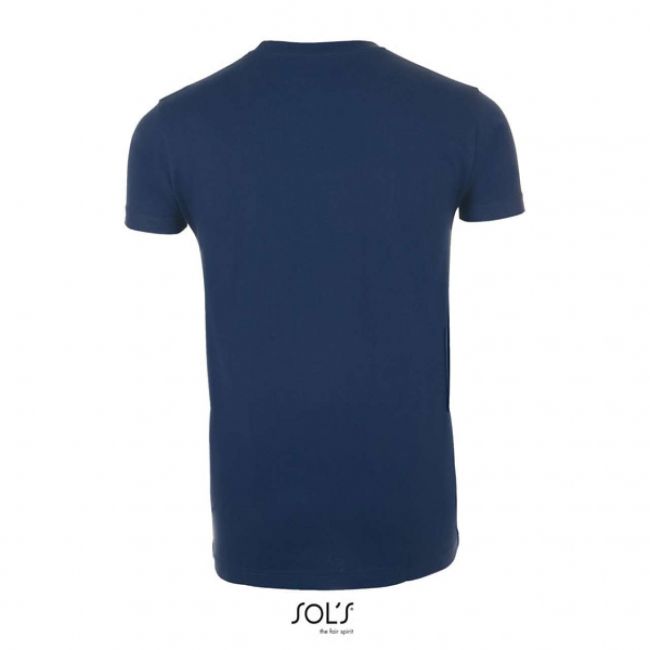 Sol's imperial fit - men's round neck close fitting t-shirt culoare french navy marimea 2xl