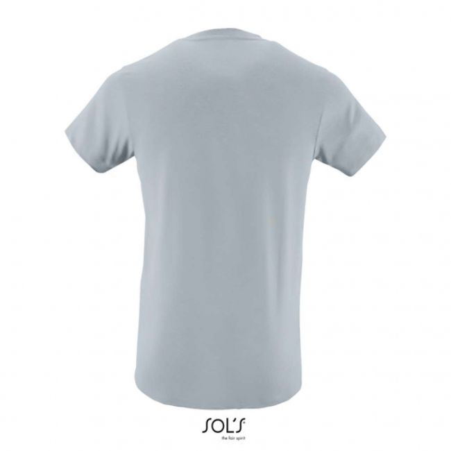 Sol's regent fit - men’s round neck close fitting t-shirt culoare pure grey marimea l