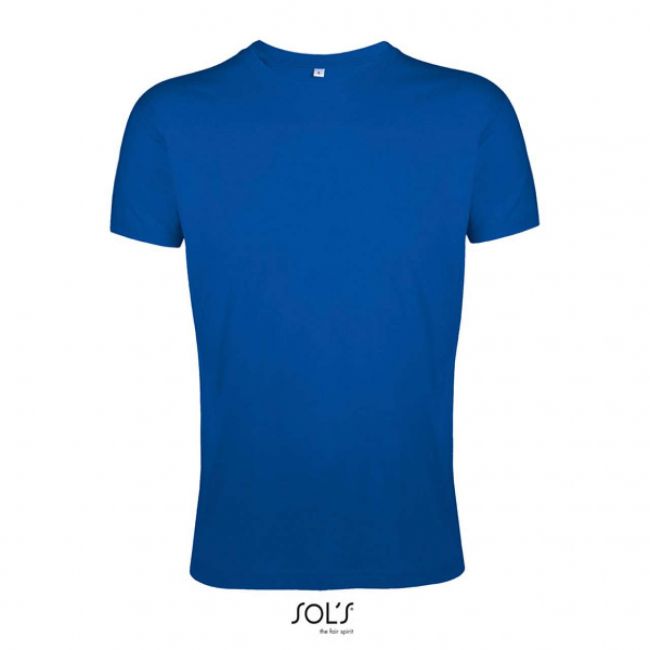 Sol's regent fit - men’s round neck close fitting t-shirt culoare royal blue marimea l