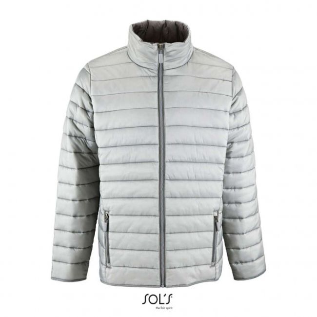 Sol's ride men - light padded jacket culoare metal grey marimea m