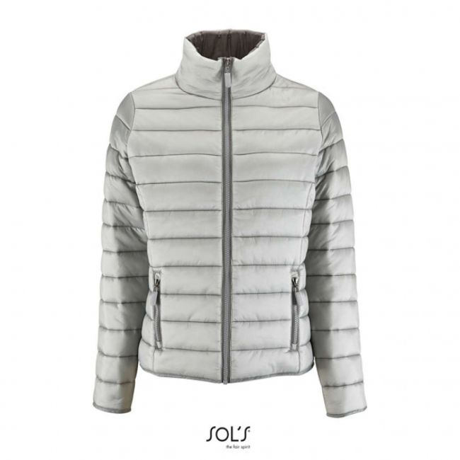 Sol's ride women - light padded jacket culoare metal grey marimea s
