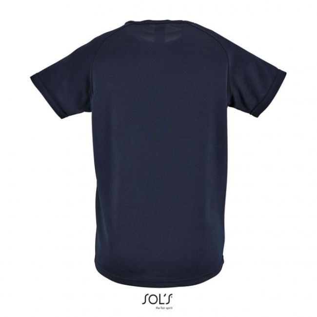 Sol's sporty kids - raglan-sleeved t-shirt culoare french navy marimea 8a