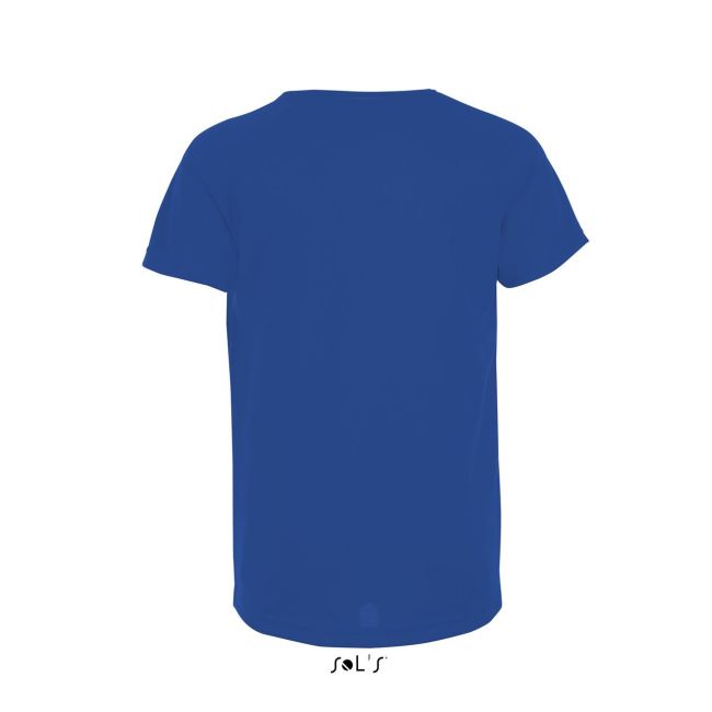 Sol's sporty kids - raglan-sleeved t-shirt culoare royal blue marimea 6a