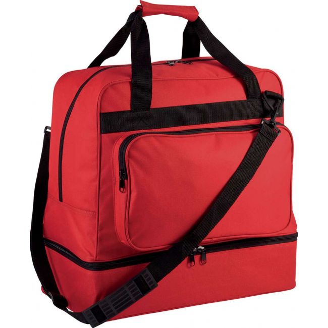 Team sports bag with rigid bottom - 60 litres culoare red marimea u