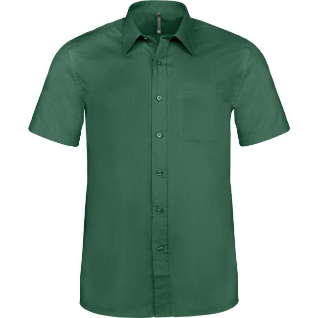 Ace - short-sleeved shirt culoare forest green marimea xs