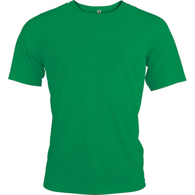 Men's short-sleeved sports t-shirt culoare kelly green marimea m