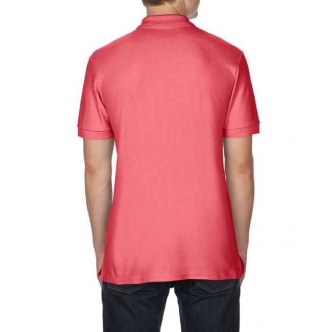 Premium cotton® adult double piquÉ polo culoare coral silk marimea m