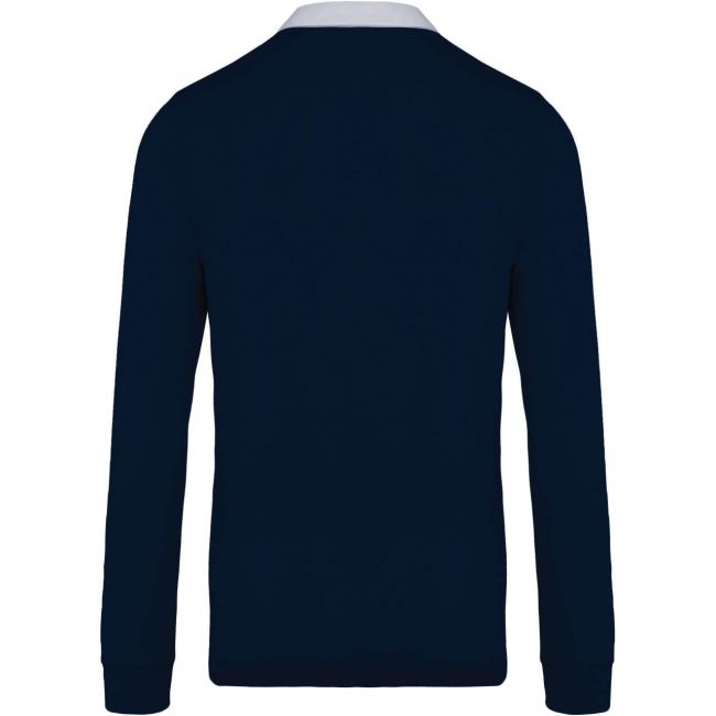 Rugby polo shirt culoare navy/white marimea s