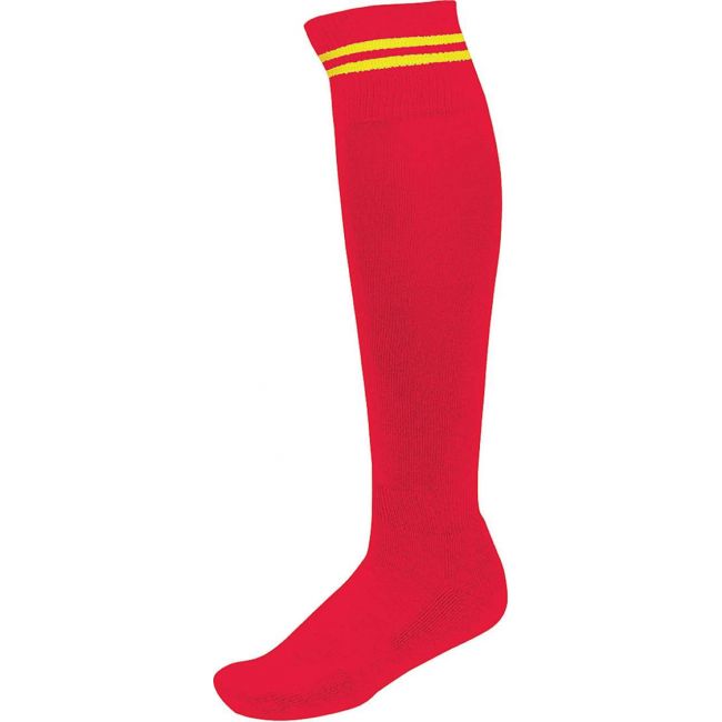 Striped sports socks culoare sporty red/sporty yellow marimea 43/46