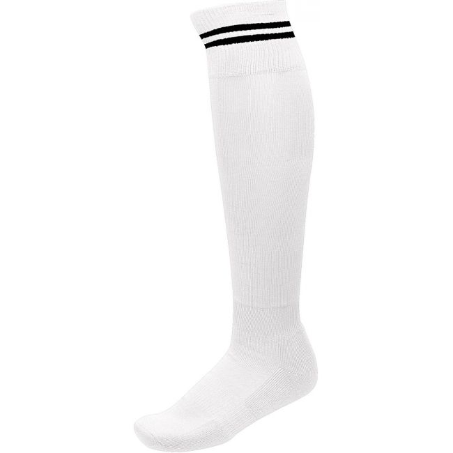 Striped sports socks culoare white/black marimea 27/30