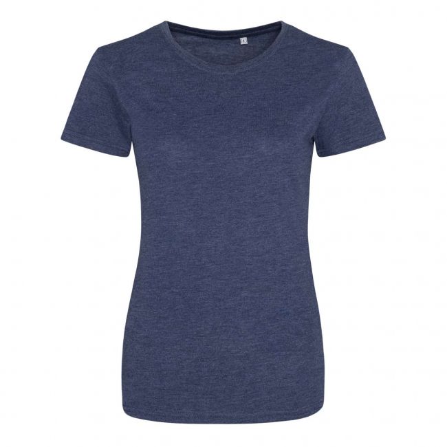 Women's tri-blend t culoare heather navy marimea m