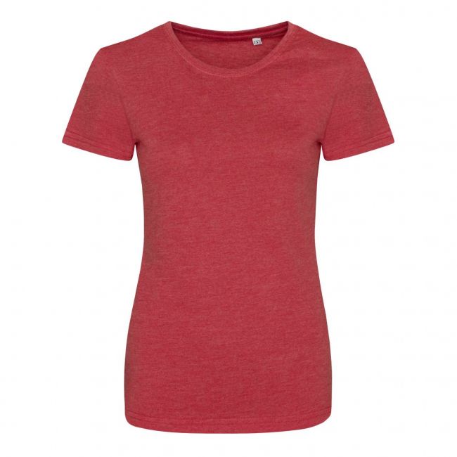 Women's tri-blend t culoare heather red marimea l