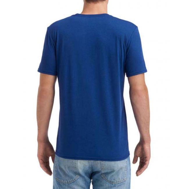 Adult tri-blend tee culoare atlantic blue marimea s