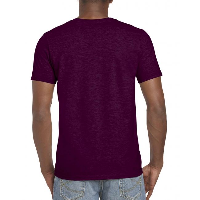 Softstyle® adult t-shirt culoare maroon marimea 4xl