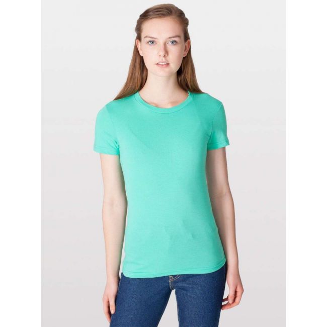 Women's fine jersey short sleeve t-shirt culoare mint marimea m