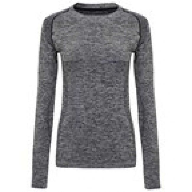 Women's seamless '3d fit' multi-sport performance long sleeve top culoare charcoal marimea xl