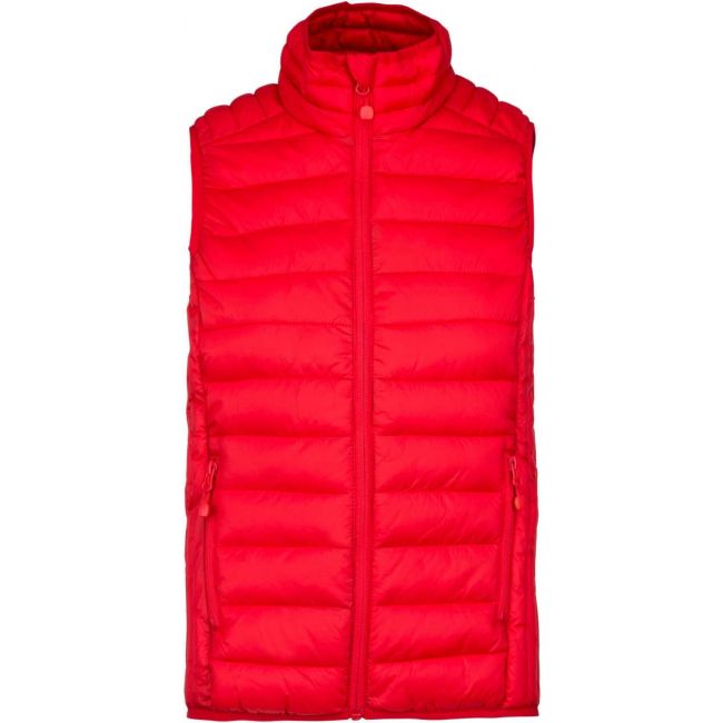 Kids' lightweight sleeveless padded jacket culoare red marimea 12/14