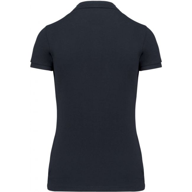 Ladies' supima® short sleeve polo shirt culoare navy marimea s