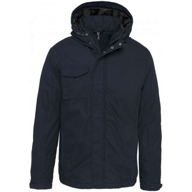 Hooded parka culoare navy marimea m