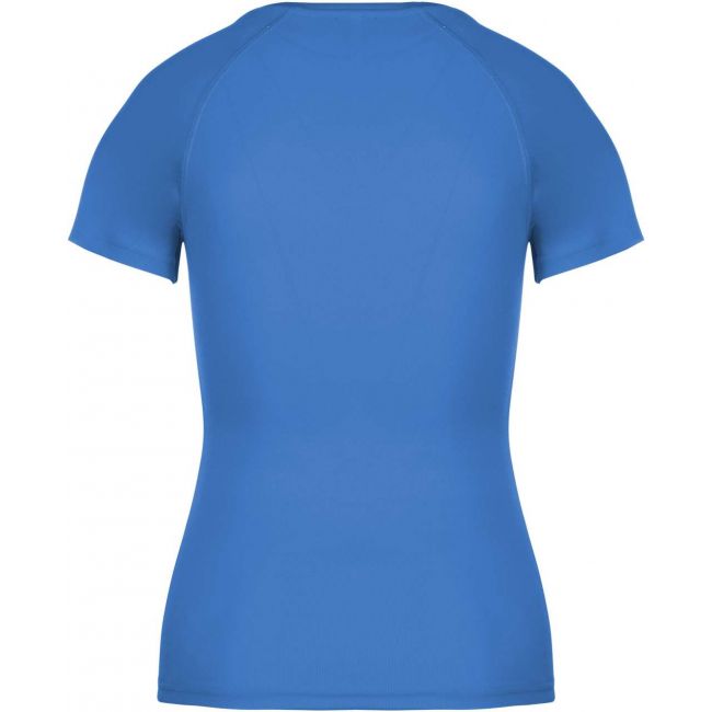 Ladies’ v-neck short sleeve sports t-shirt culoare sporty royal blue marimea xs