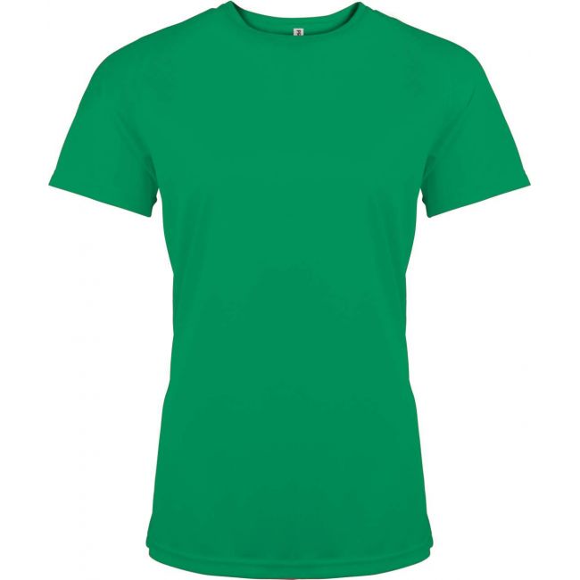 Ladies' short-sleeved sports t-shirt culoare kelly green marimea 2xl