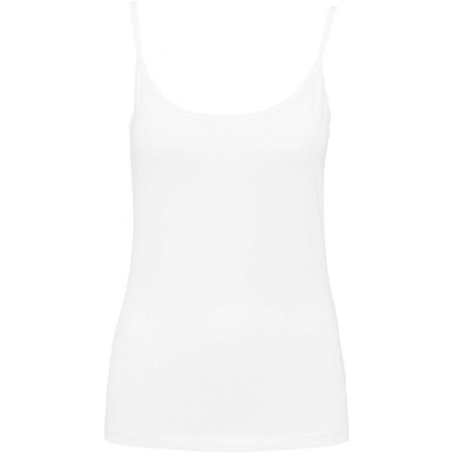 Ladies' strappy tank top culoare white marimea s