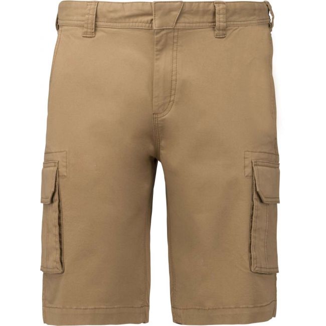 Men's multipocket bermuda shorts culoare camel marimea 40