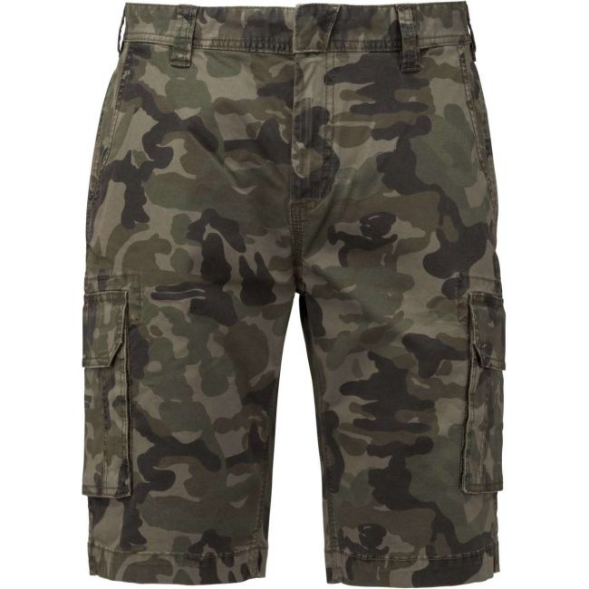 Men's multipocket bermuda shorts culoare olive camouflage marimea 40