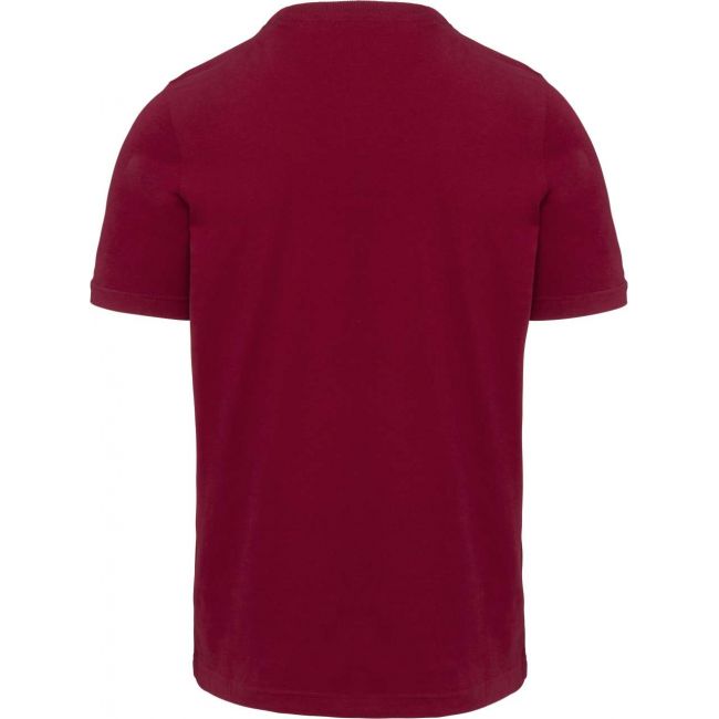 Men's vintage short sleeve t-shirt culoare vintage dark red marimea l