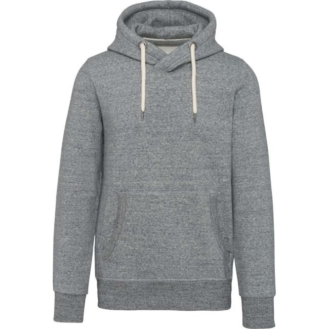 Hooded sweatshirt culoare slub grey heather marimea 2xl